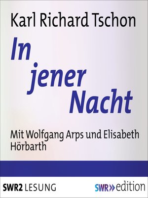 cover image of In jener Nacht